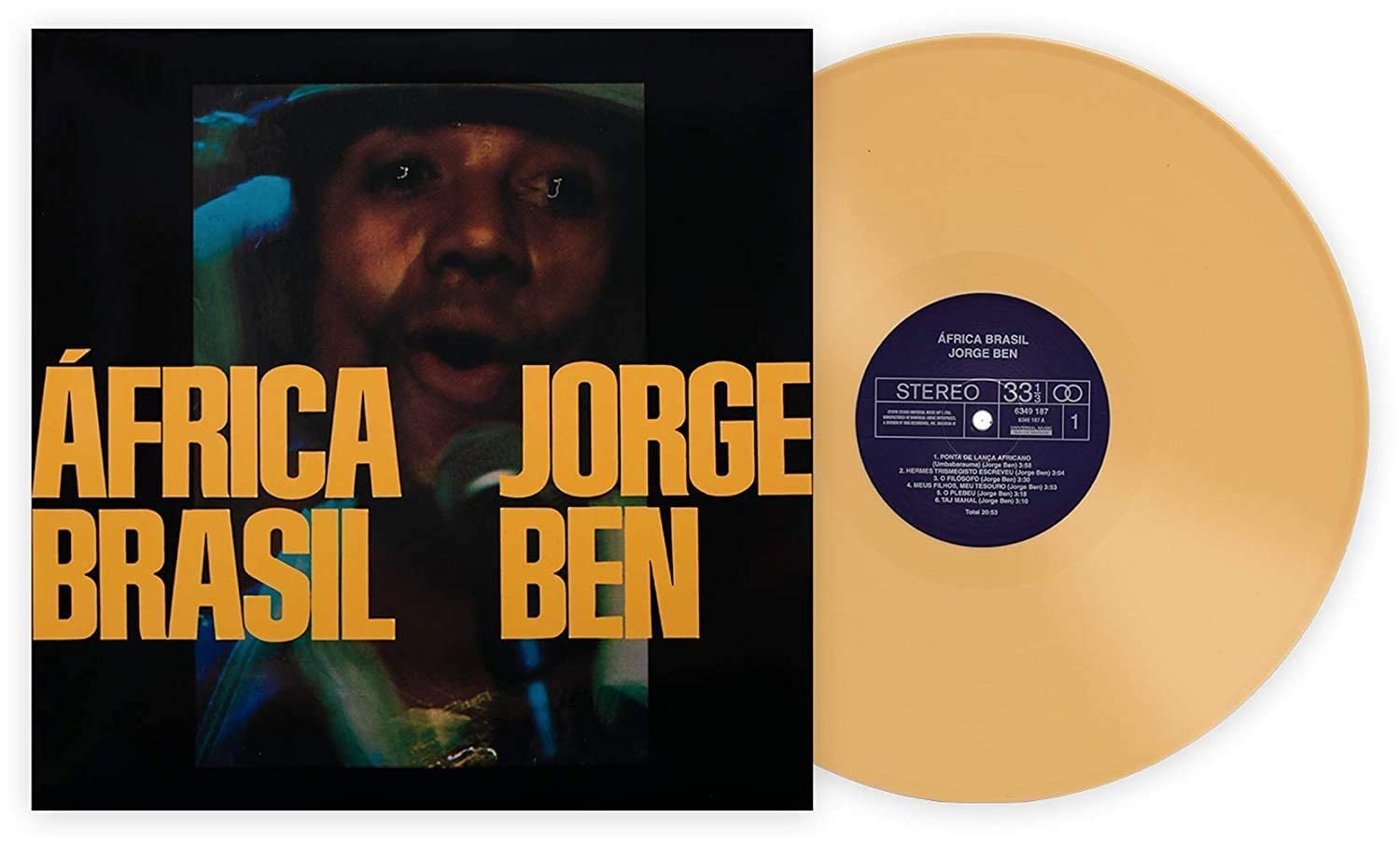 ?üfrica Brasil – Exclusive Club Edition Yellow 180 Gram Vinyl LP