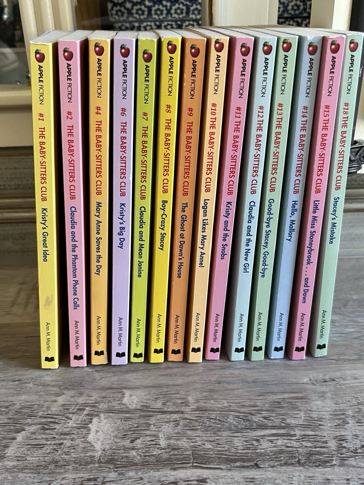 The Babysitters Club Paperback Books Ann M. Martin 1980s Vintage Lot 14 #s 1-18