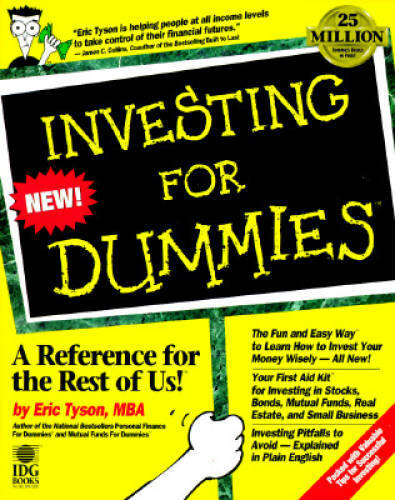 Investing for Dummies – Paperback By Tyson, Eric – VERY GOOD