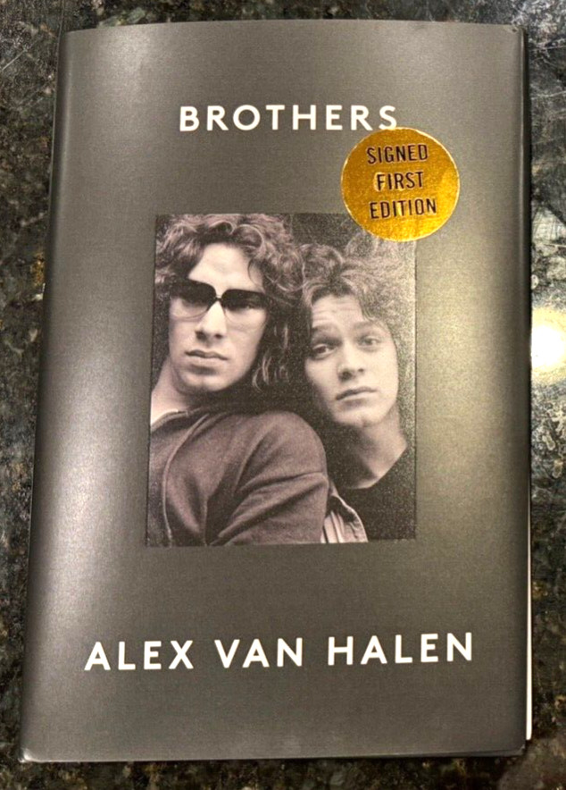 ALEX VAN HALEN BROTHERS Signed First Edition First Printing Specially Bound VH3