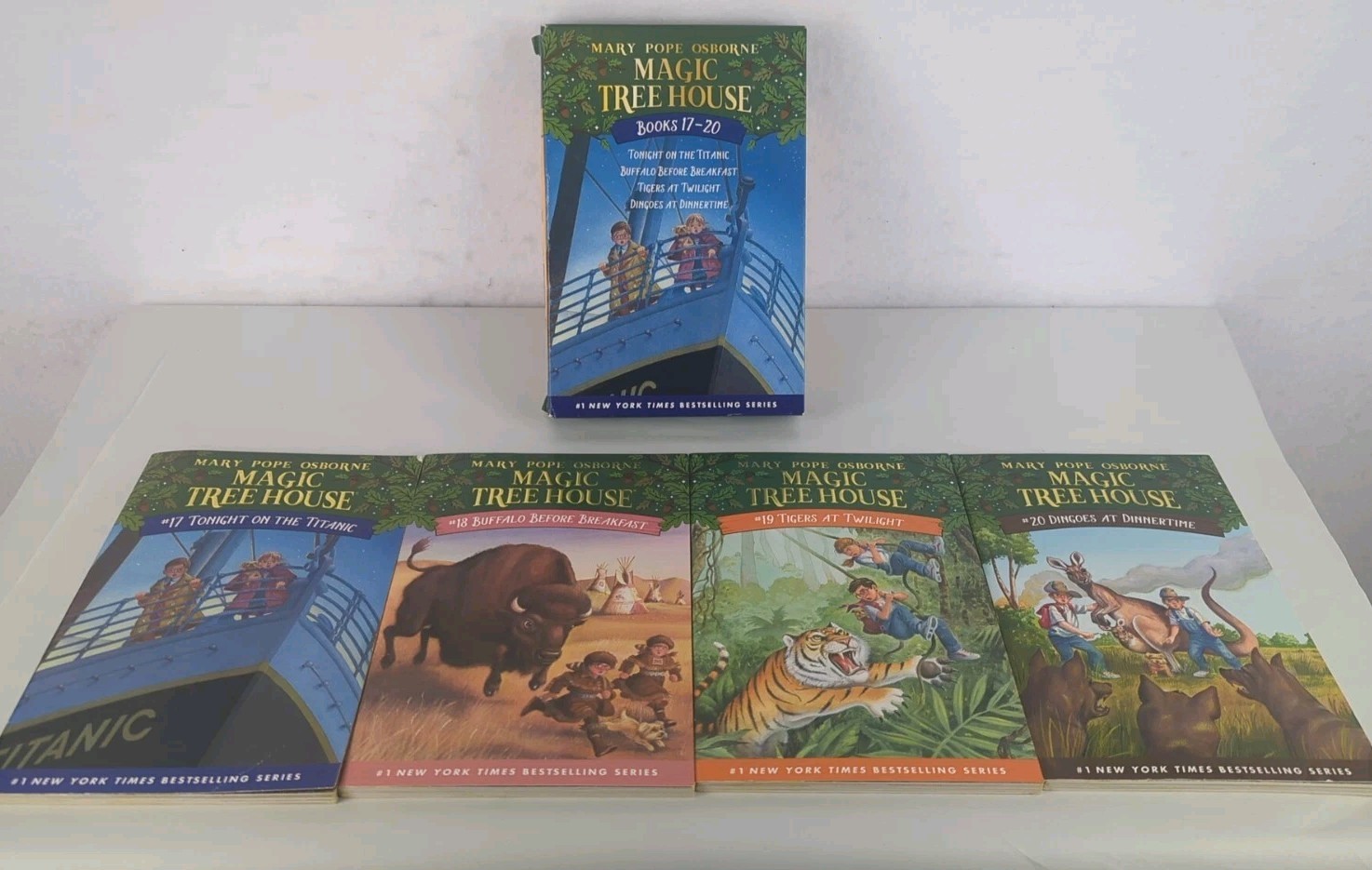 Magic Tree House Books 17-20 Boxed Set By Mary Pope Osborne