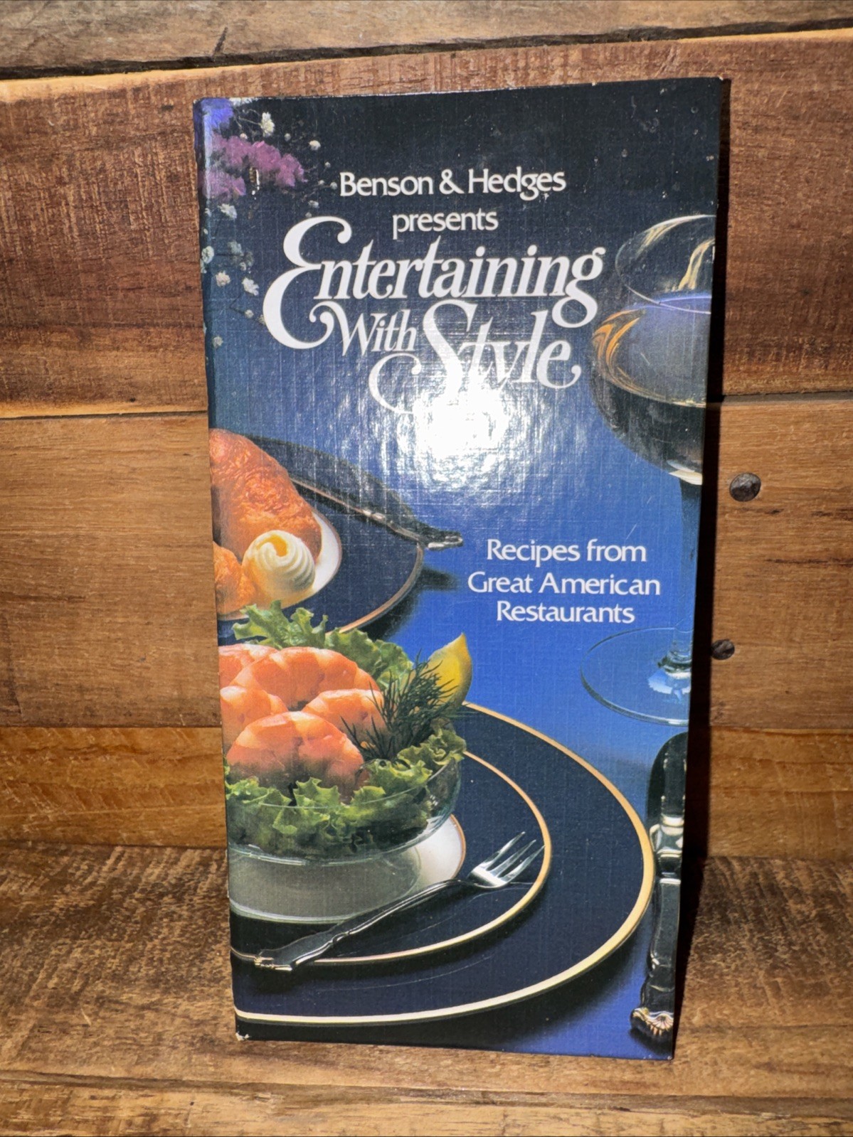 Vintage Benson & Hedges Entertaining With Style Restaurant Recipes Cookbook 1980