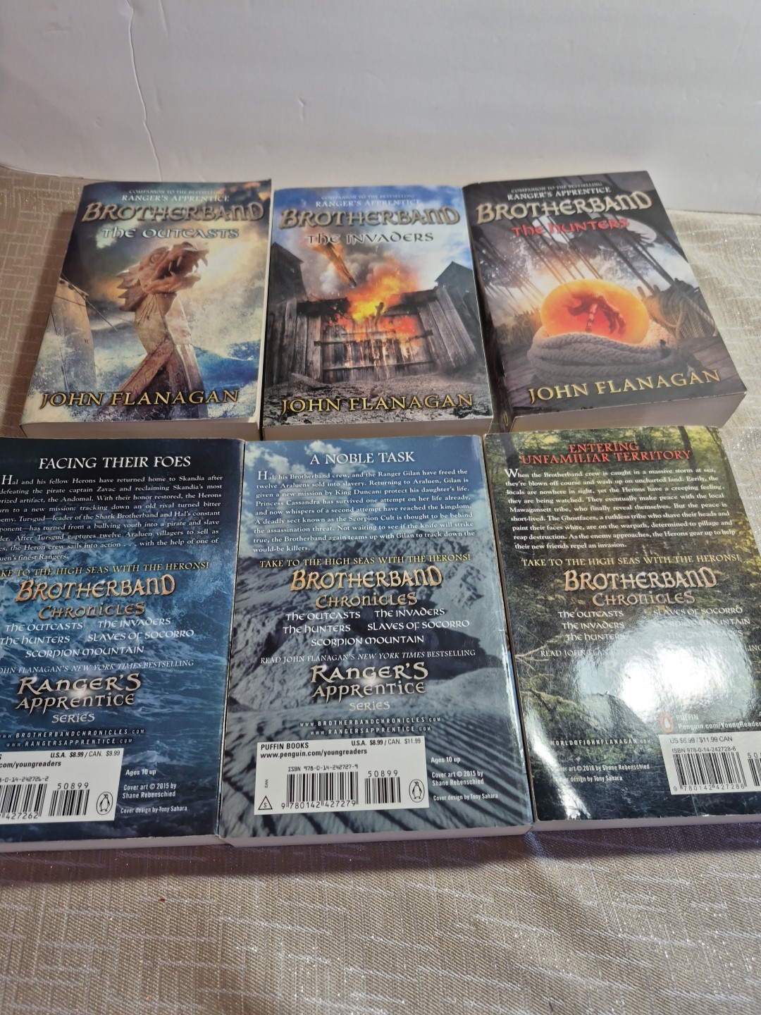 Brotherband Series by John Flanagan 1-6, PB Action/Adventure
