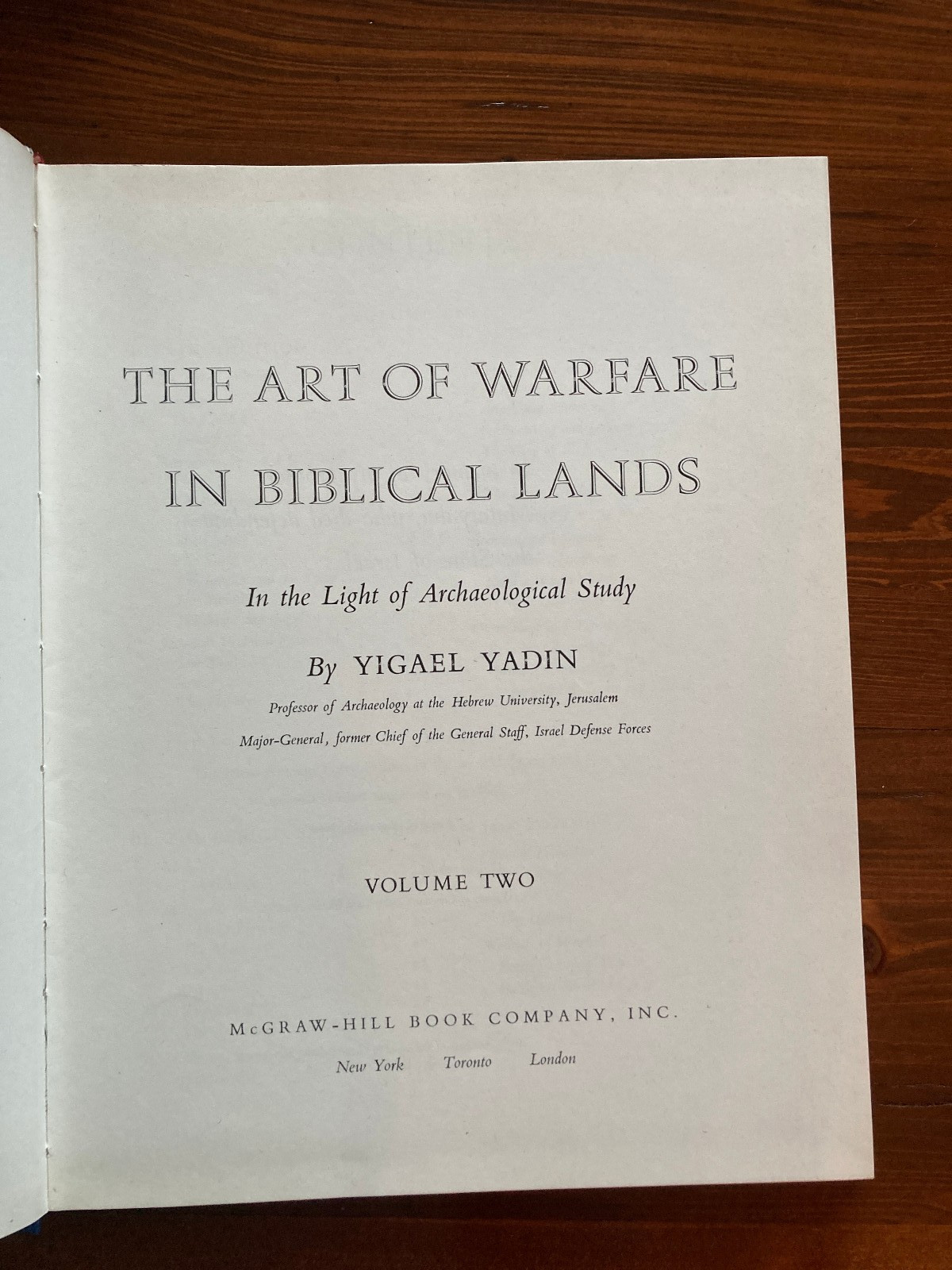 The Art Of Warfare In Biblical Lands 2 volume set