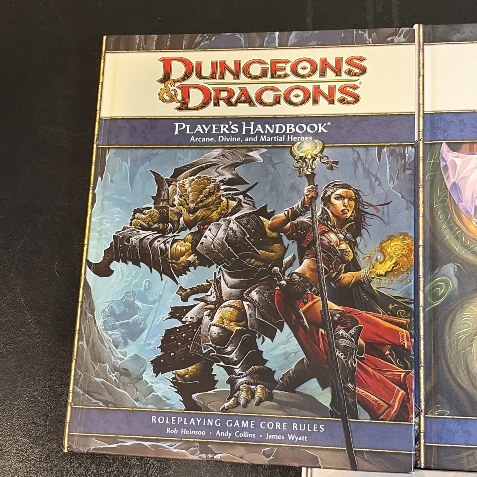 D&D 4e Player’s Handbook 1 2 3 Lot Core Rulebooks Wizards of the Coast 4th Ed