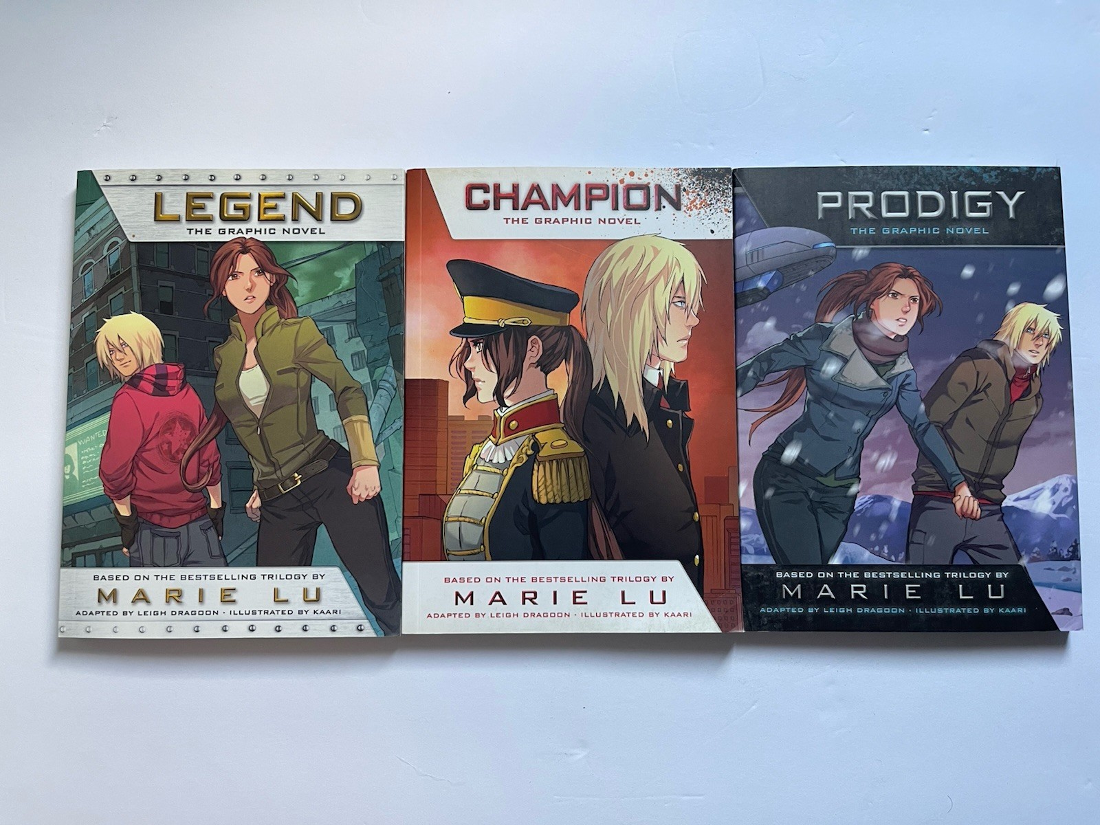 Marie Lu Legend Graphic Novel Trilogy Paperback Set Legend Prodigy Champion