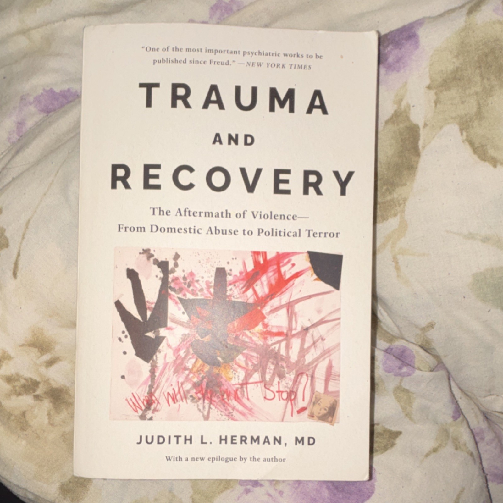 Trauma and Recovery by Judith L. Herman MD Paperback Basic Books Revised w/ Epi…