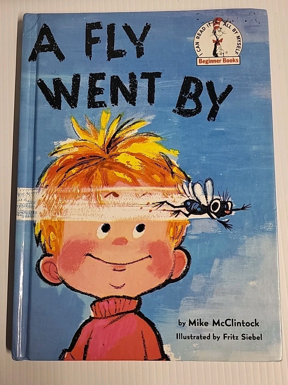 A Fly Went By Childrens Book By Author Mike McClintock 1958 Hardcover