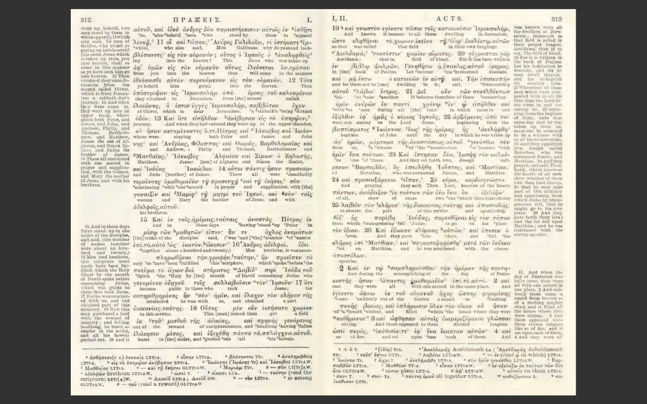 Englishman’s Greek New Testament Interlinear Bible – KJV Christian E-Book on CD