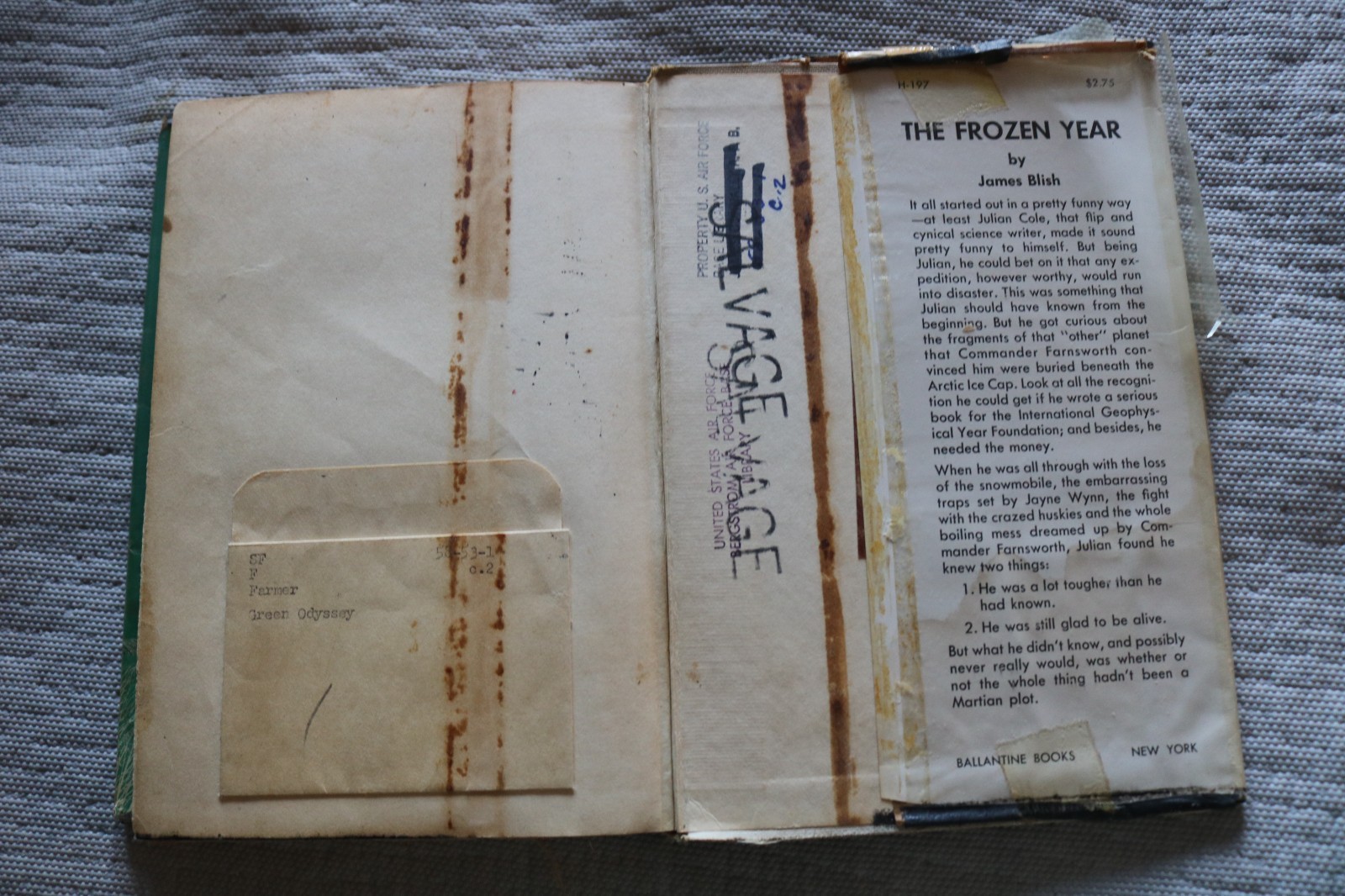 The Green Odyssey RARE hardback book 1957 Philip Jose Farmer