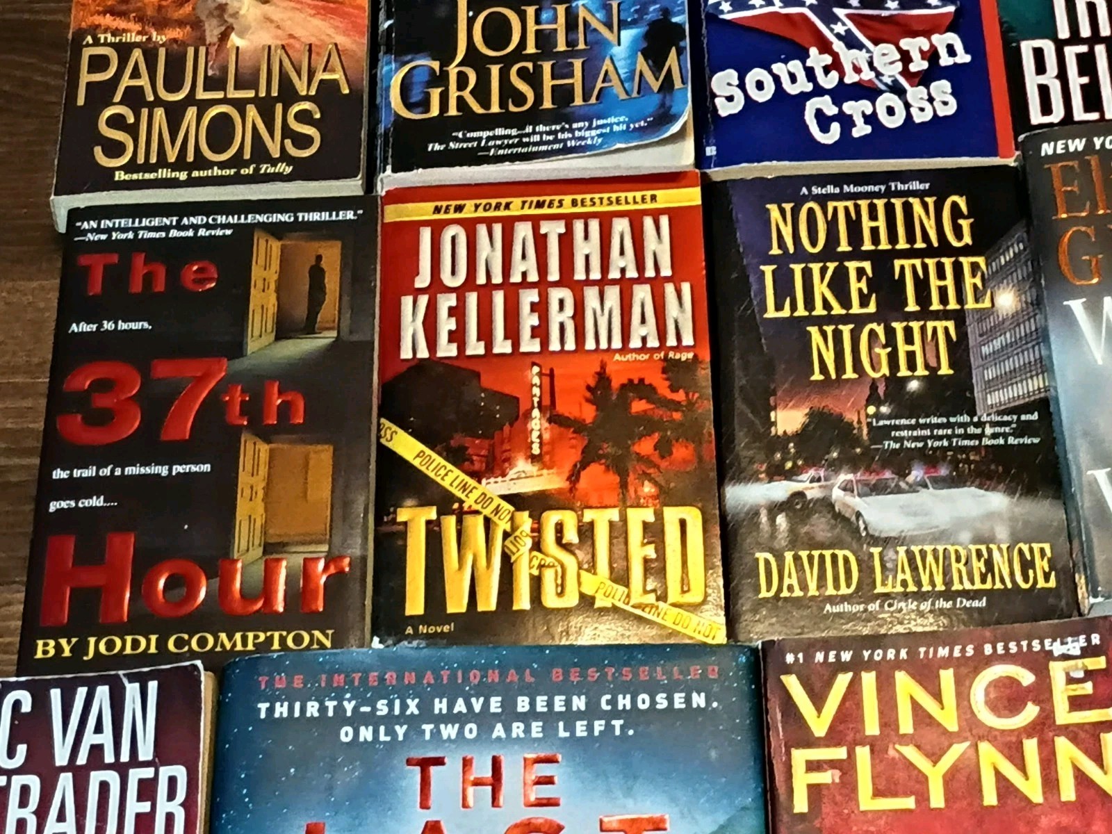 Lot Of 15 Suspense/Thriller Books By Various Authors