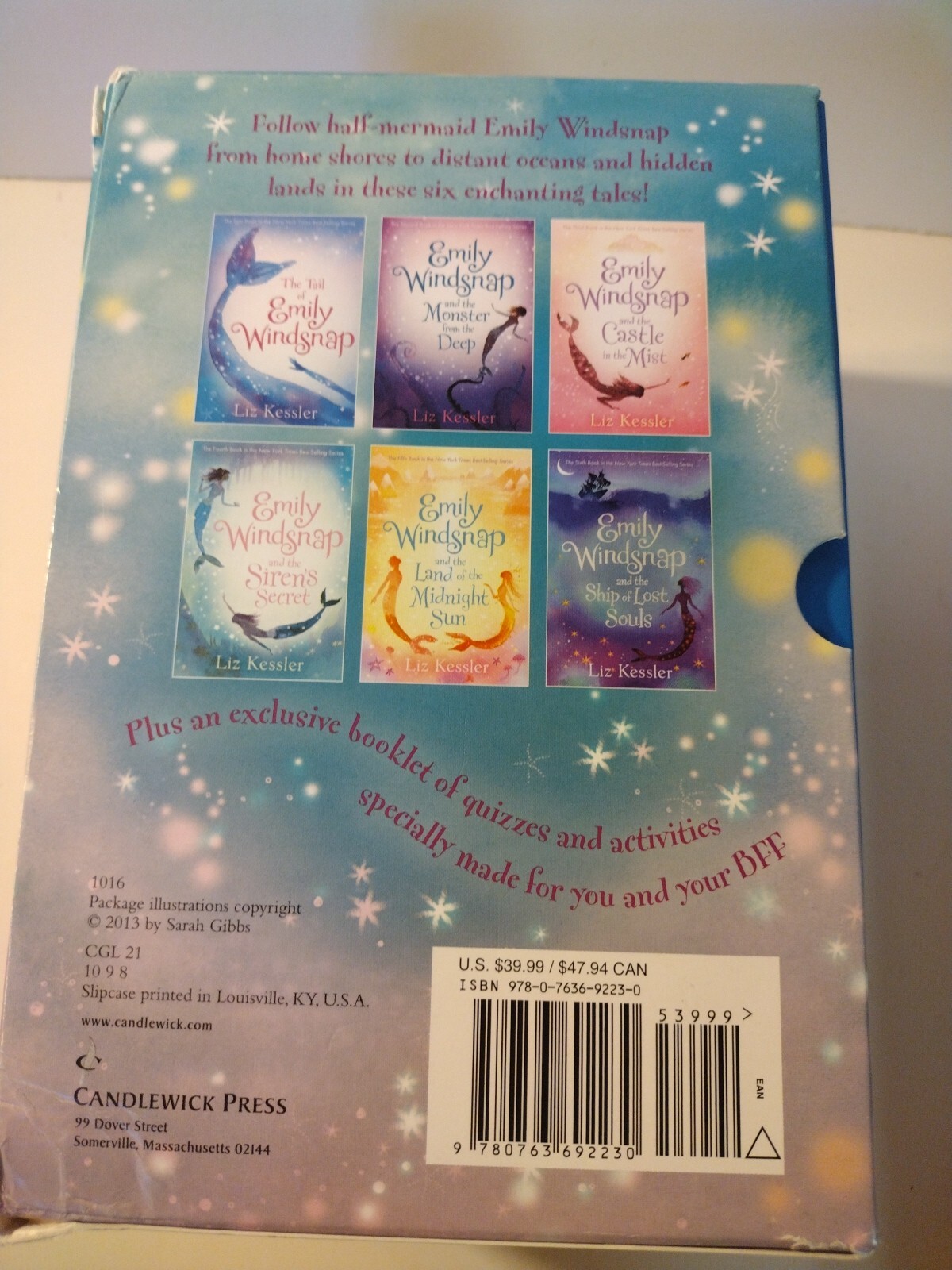 Emily Windsnap Six Swishy Tails of Land and Sea, Six Book Box Set Liz Kessler