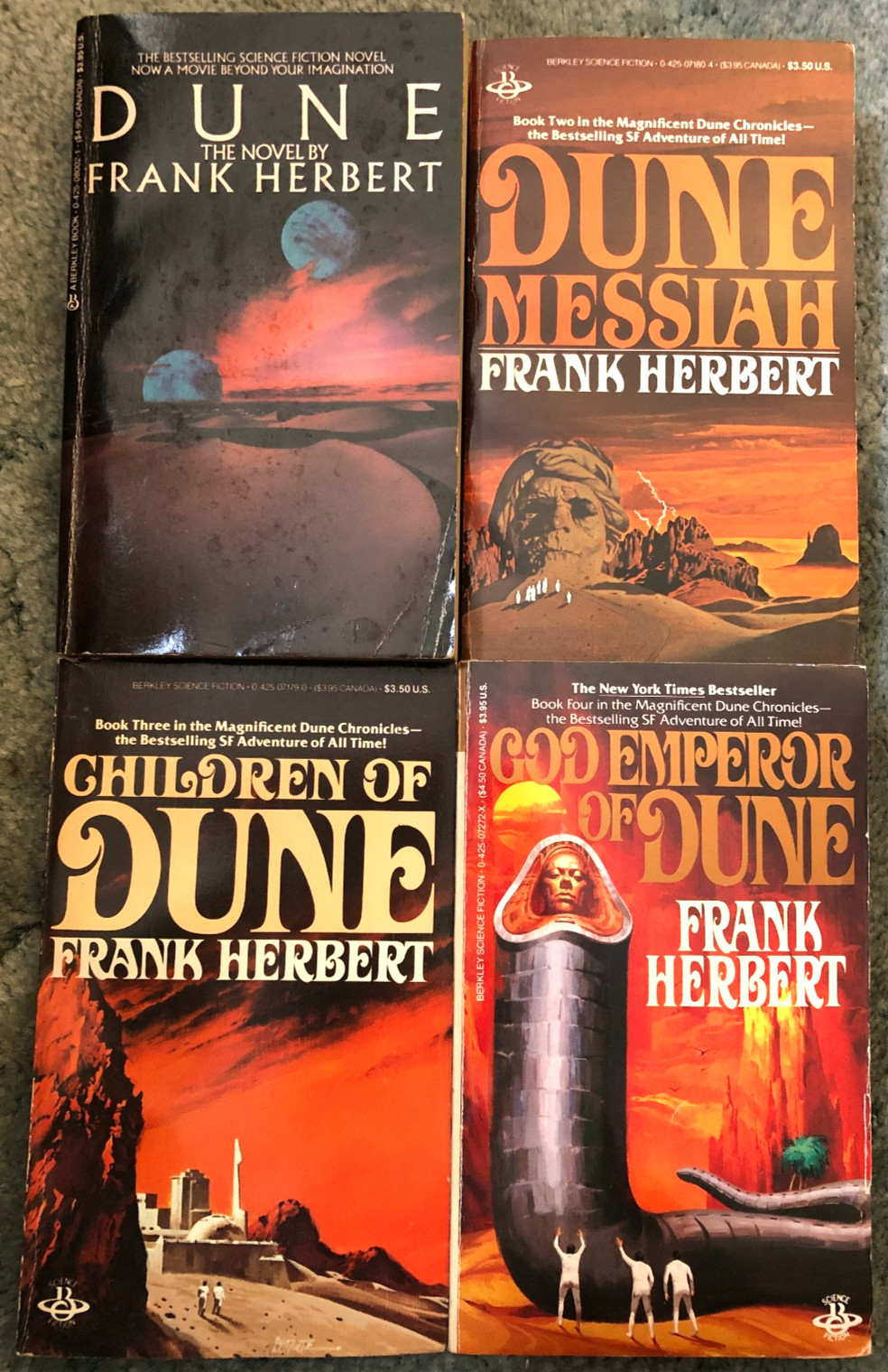 The Dune Collection, 4 in 1 box set, Frank Herbert, Dune Messiah, Children of…