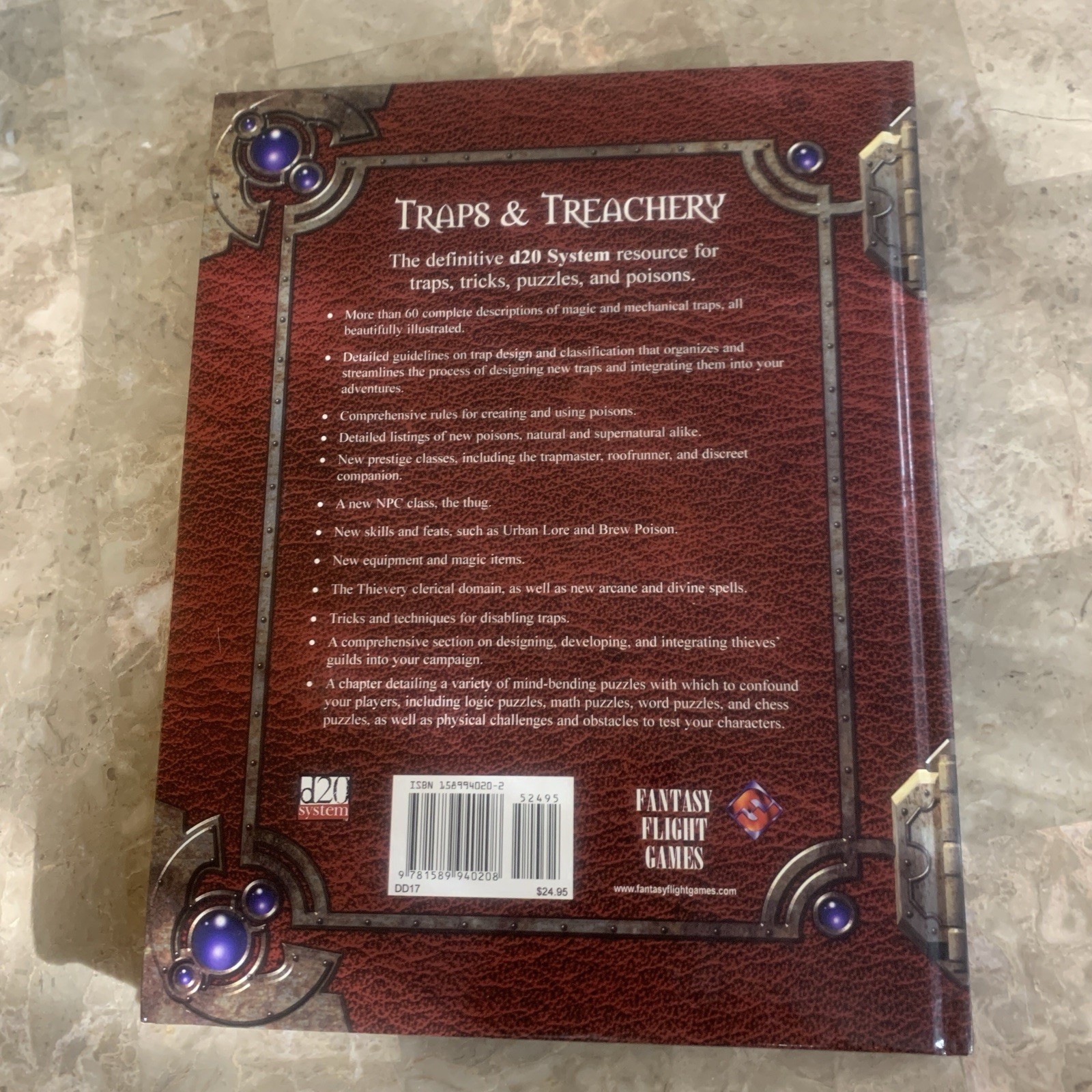 Legends & Lairs Sourcebook Lot Traps Treachery Spellcraft Seafarer D&D RPG Books