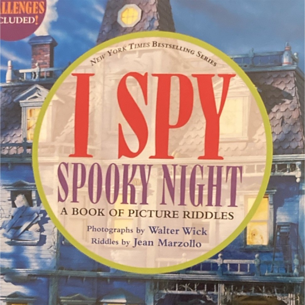 I Spy Ser. Spooky Night Hardcover Jean Marzollo Walter Wick Illustrated