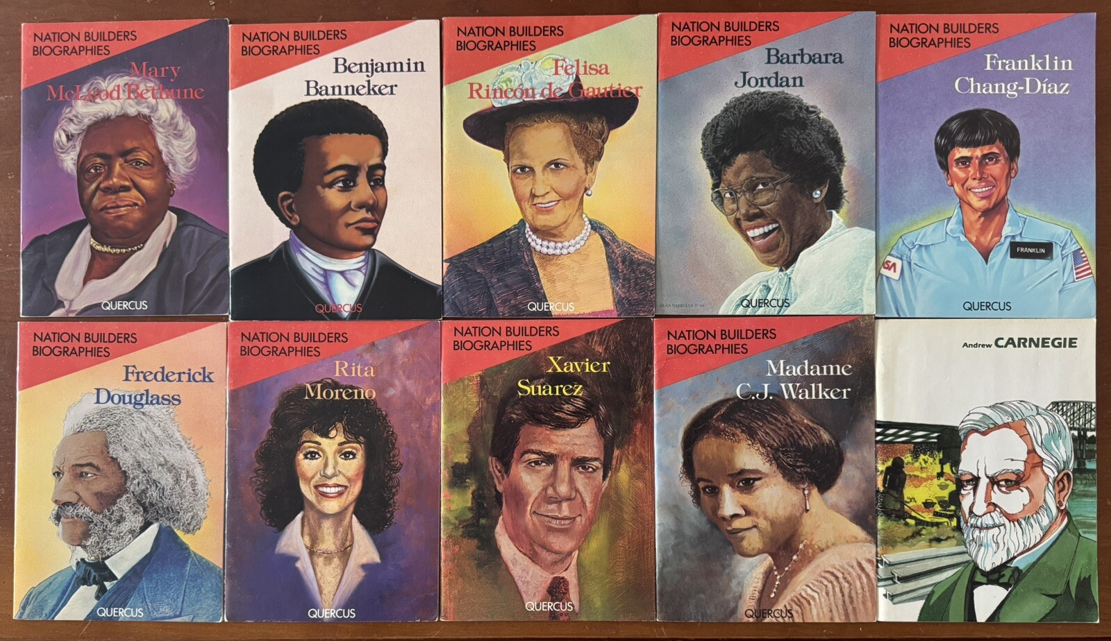 Nation Builders Biographies Set Of 10 PB Books – Home Schooling – Quercus