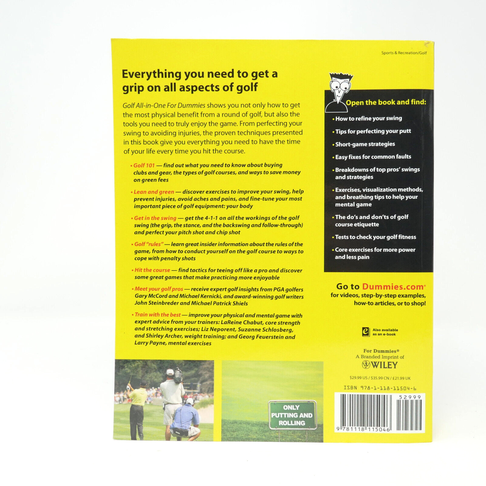 Golf All-In-One for Dummies by The Experts at Dummies