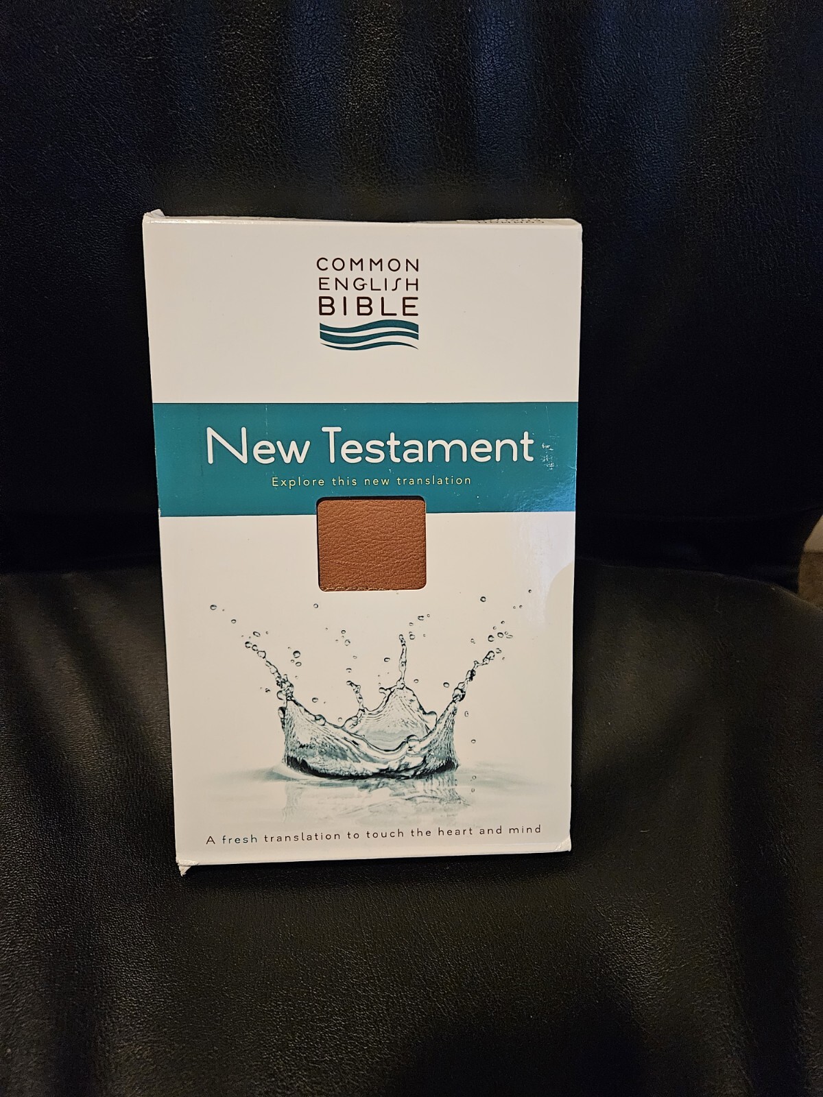 NEW (see desc) Common English Bible New Testament Brown Decotone Cover 2010