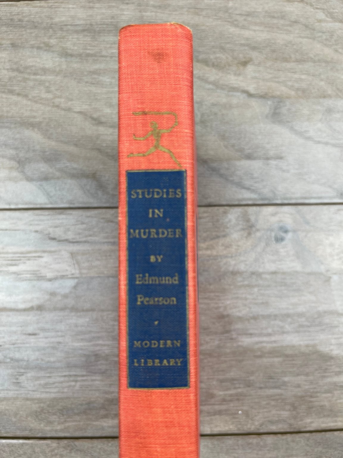 Studies in Murder Edmund Pearson 1938 Modern Library Edition Crime