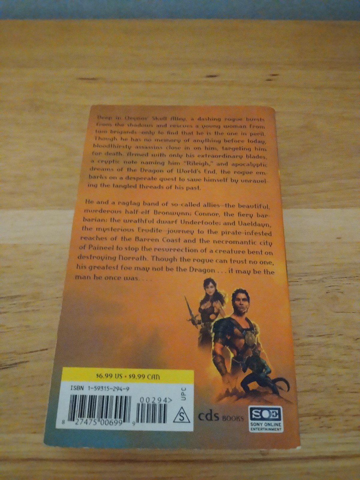Everquest R.A. Salvatore Presents The Rogue’s Hour Scott Ciencin Paperback Book