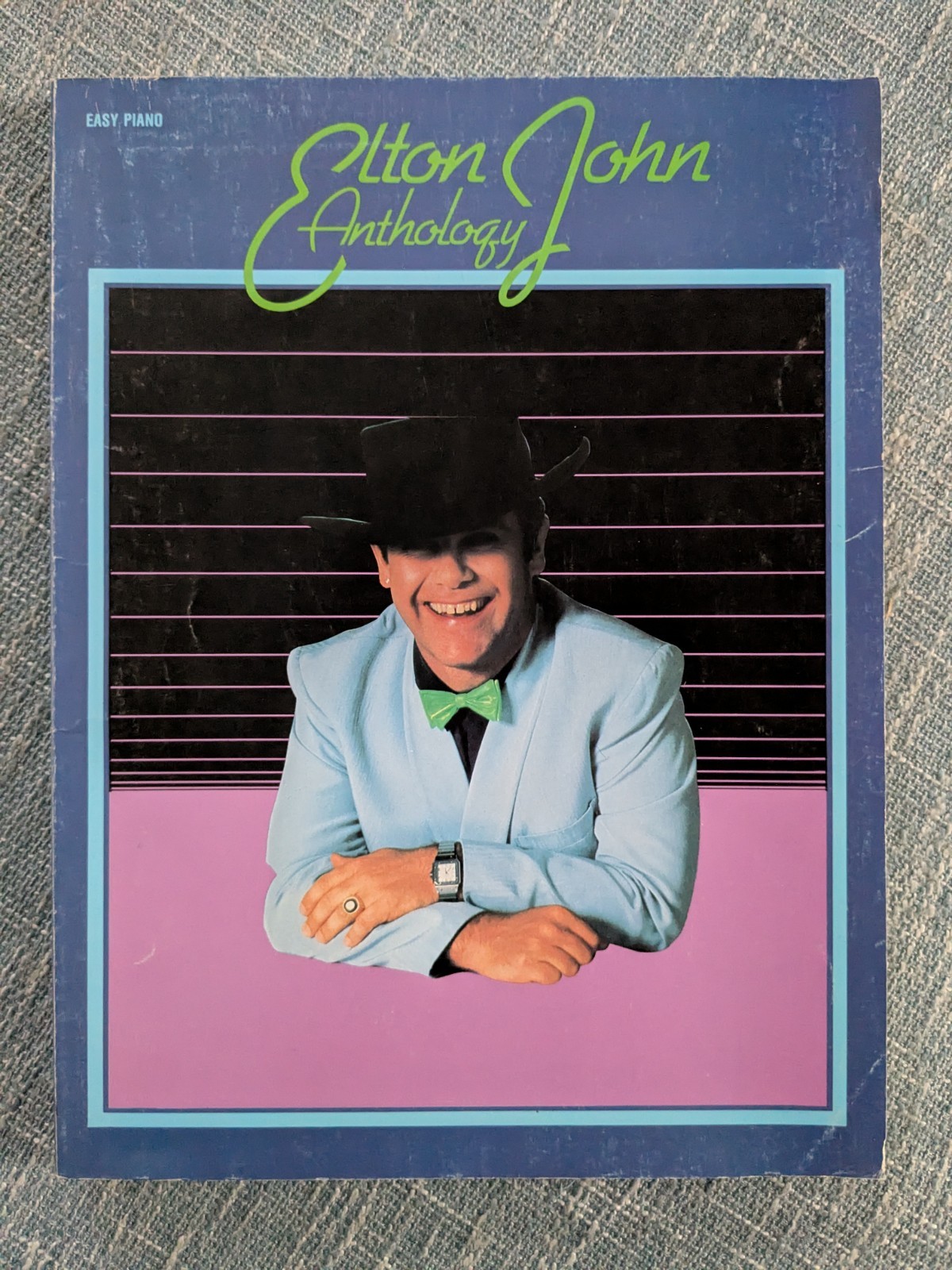 Elton John Anthology Easy Piano 136 Pages Vintage 1969 Songbook