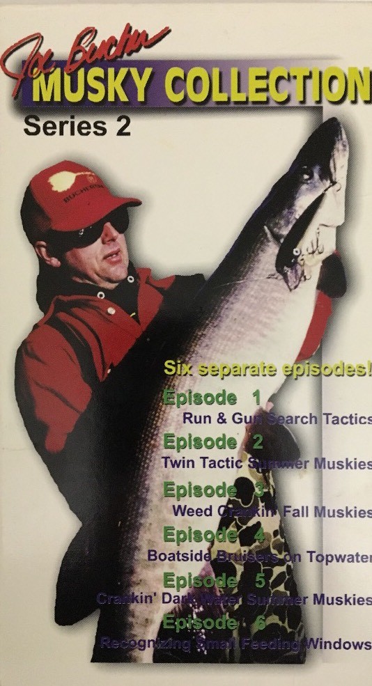 Joe Bucher Musky Collection Series 2 VHS-TESTED-RARE VINTAGE COLLECTIBLE-SHIP 24