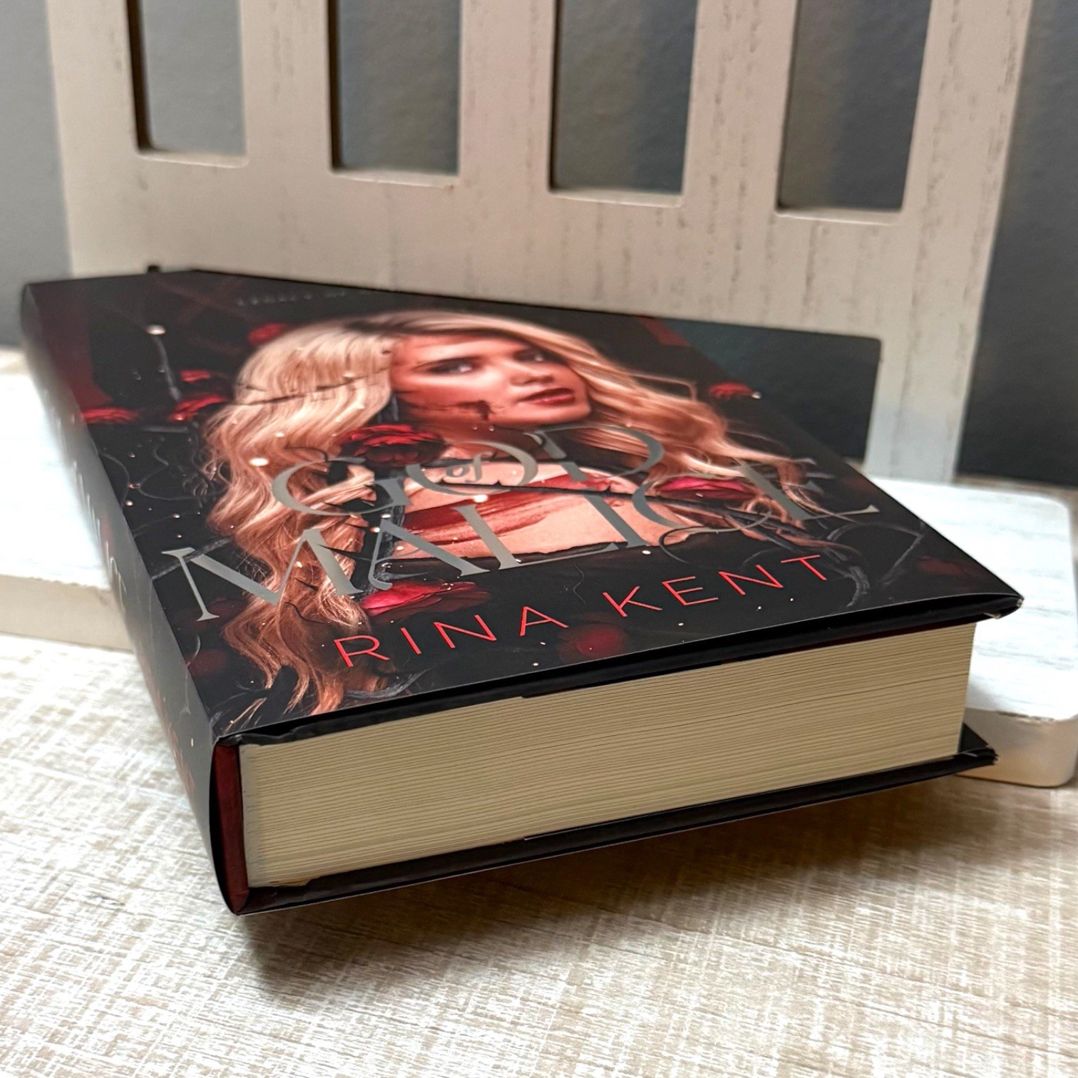 God of Malice by Rina Kent OOP Model Cover Hardback Legacy of Gods