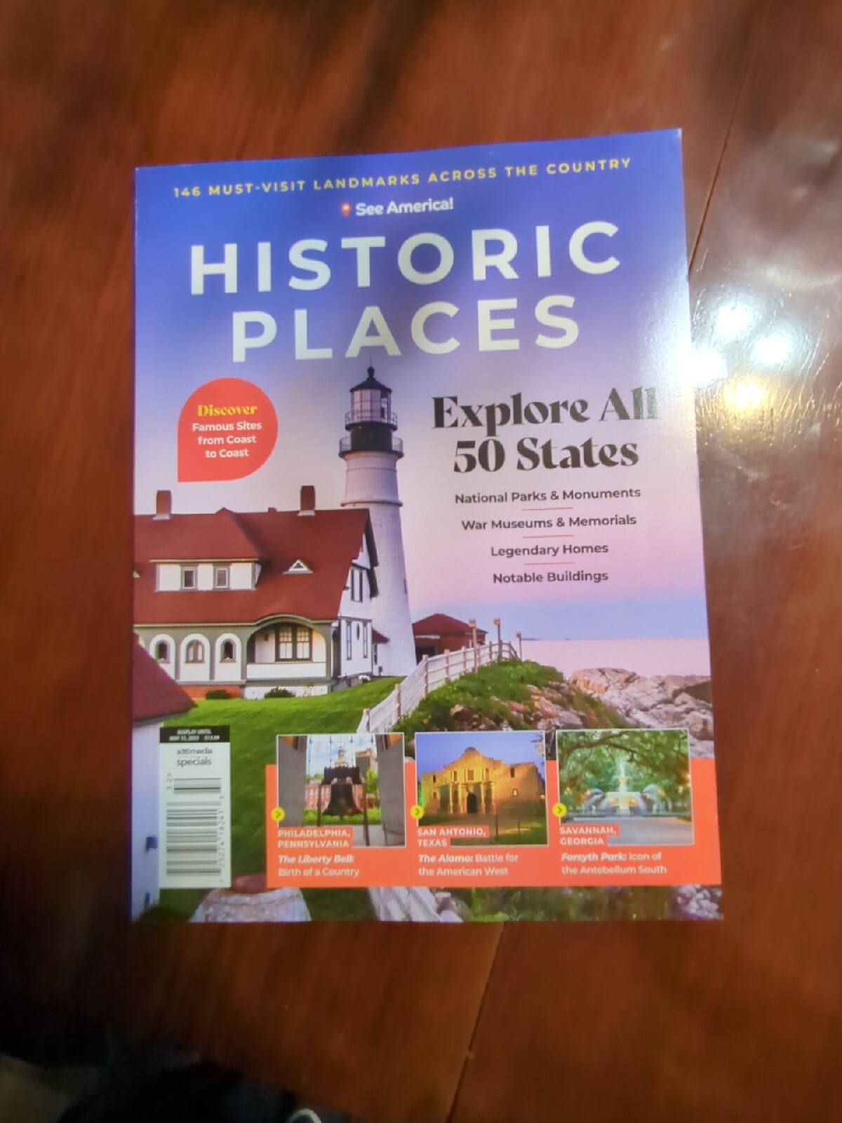 Historic Places magazine 2023 ,Explore All 50 States , Famous Sites RP