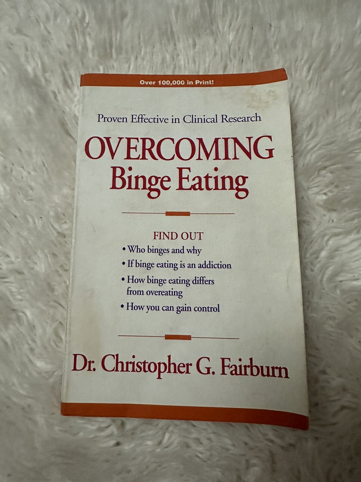 Overcoming Binge Eating by Christopher G. Fairburn (1995, Trade Paperback)