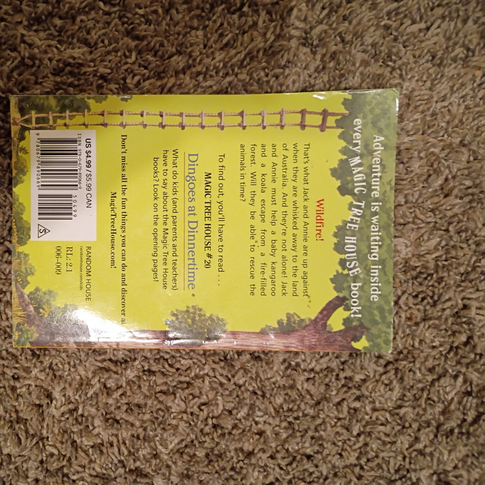 Dingoes at Dinnertime by Mary Pope Osborne (2000, Trade Paperback)