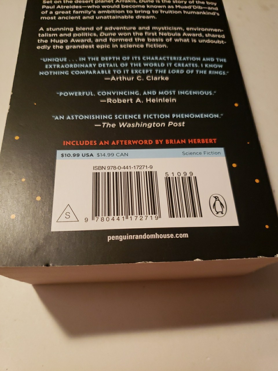 Dune by Frank Herbert Paperback Book