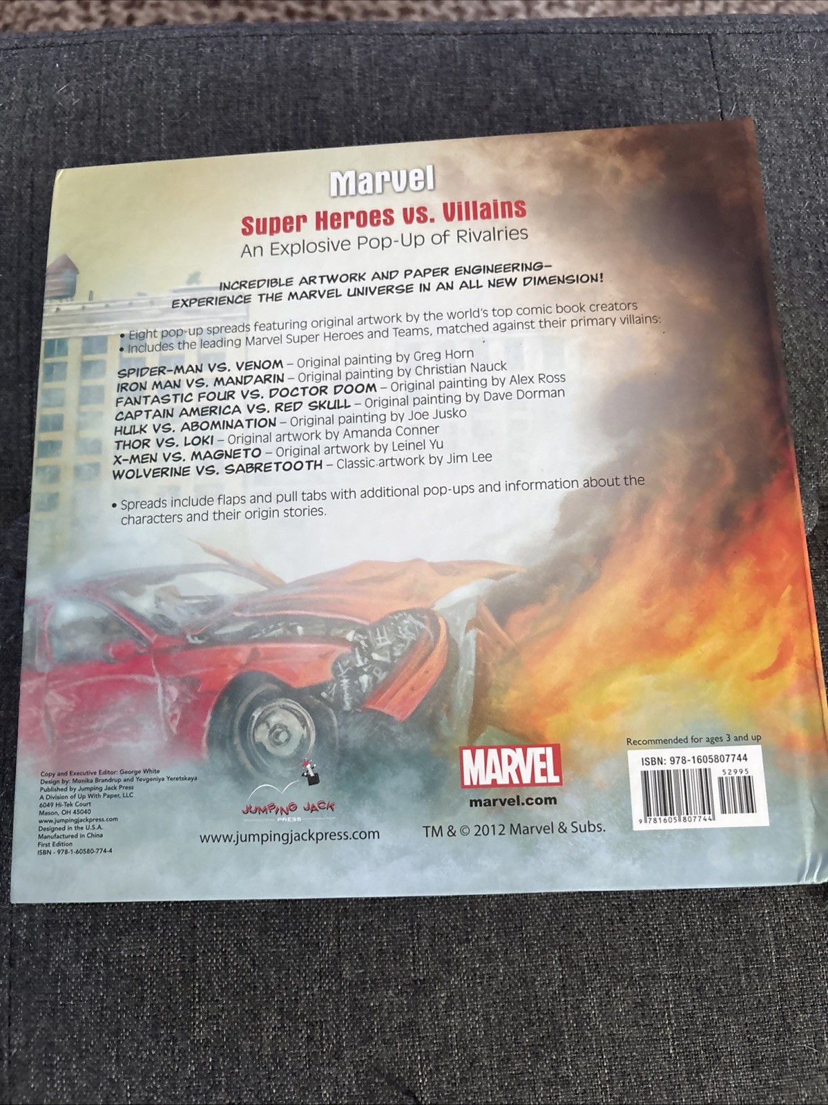 Marvel Super Heroes vs. Villains: An Explosive Pop-up of Rivalries