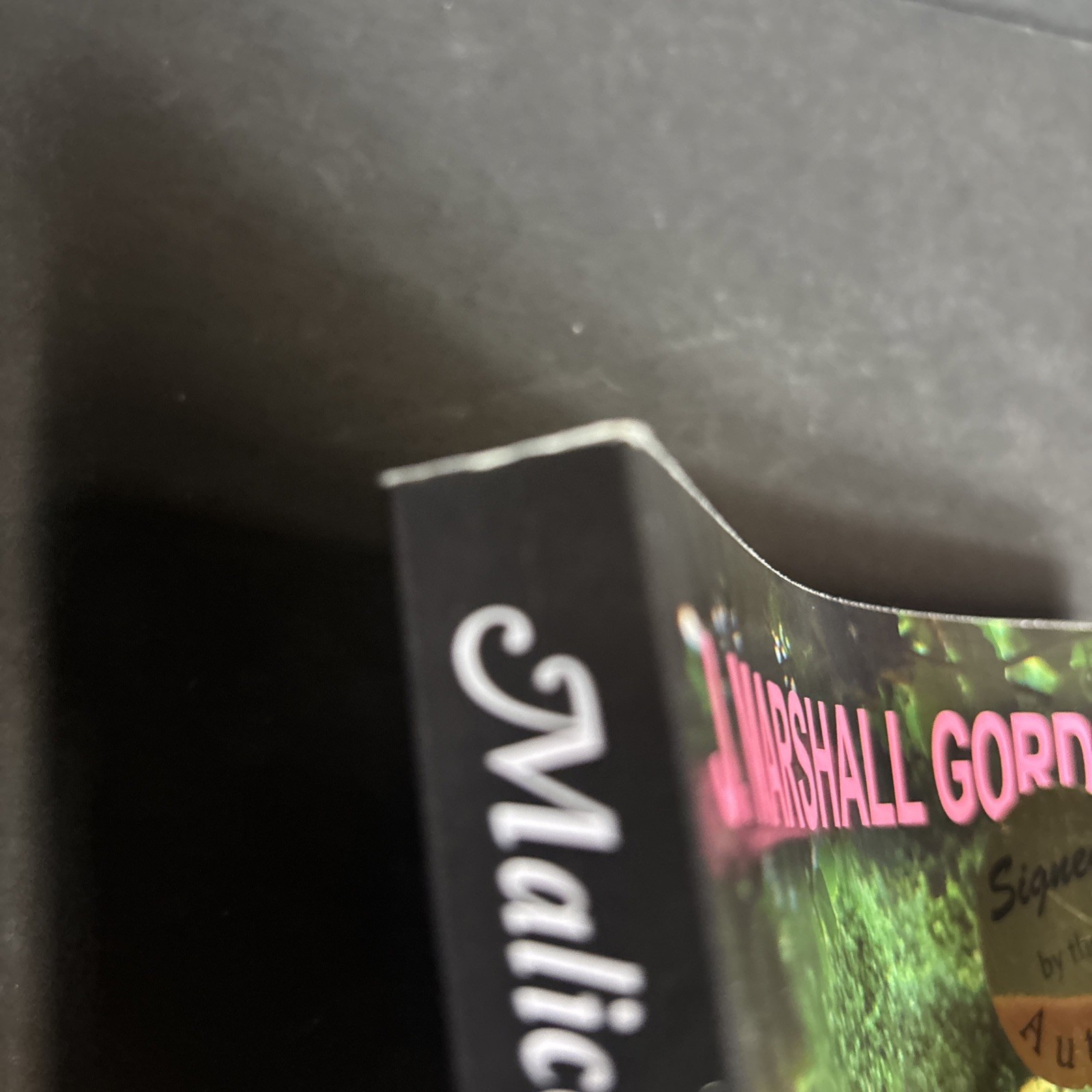 Signed Malice at the Manor J Marshall Gordon Penny Summers Mystery Paperback