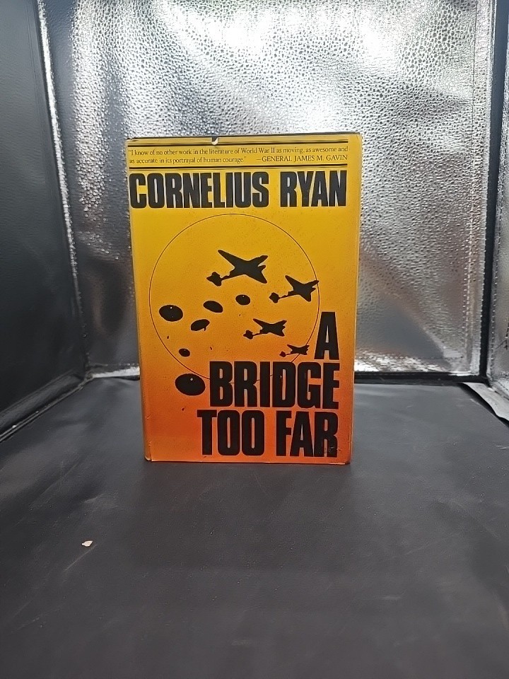 A Bridge Too Far Cornelius Ryan 1974 1ST ED Oper. Market Garden FR US SHIP Worn