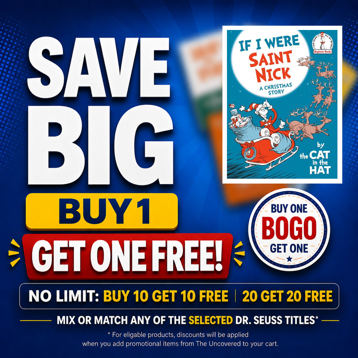 BOGO 💰 NEW_Dr Seuss_ If I Were Saint Nick by the Cat in the Hat