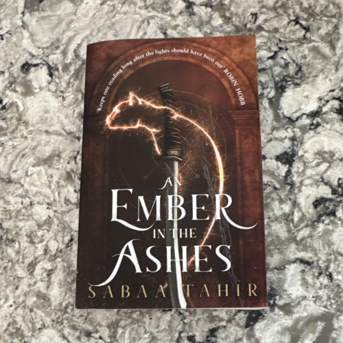 Sabaa Tahir An Ember in the Ashes Paperback Harper Voyager Fantasy Novel w/ Map