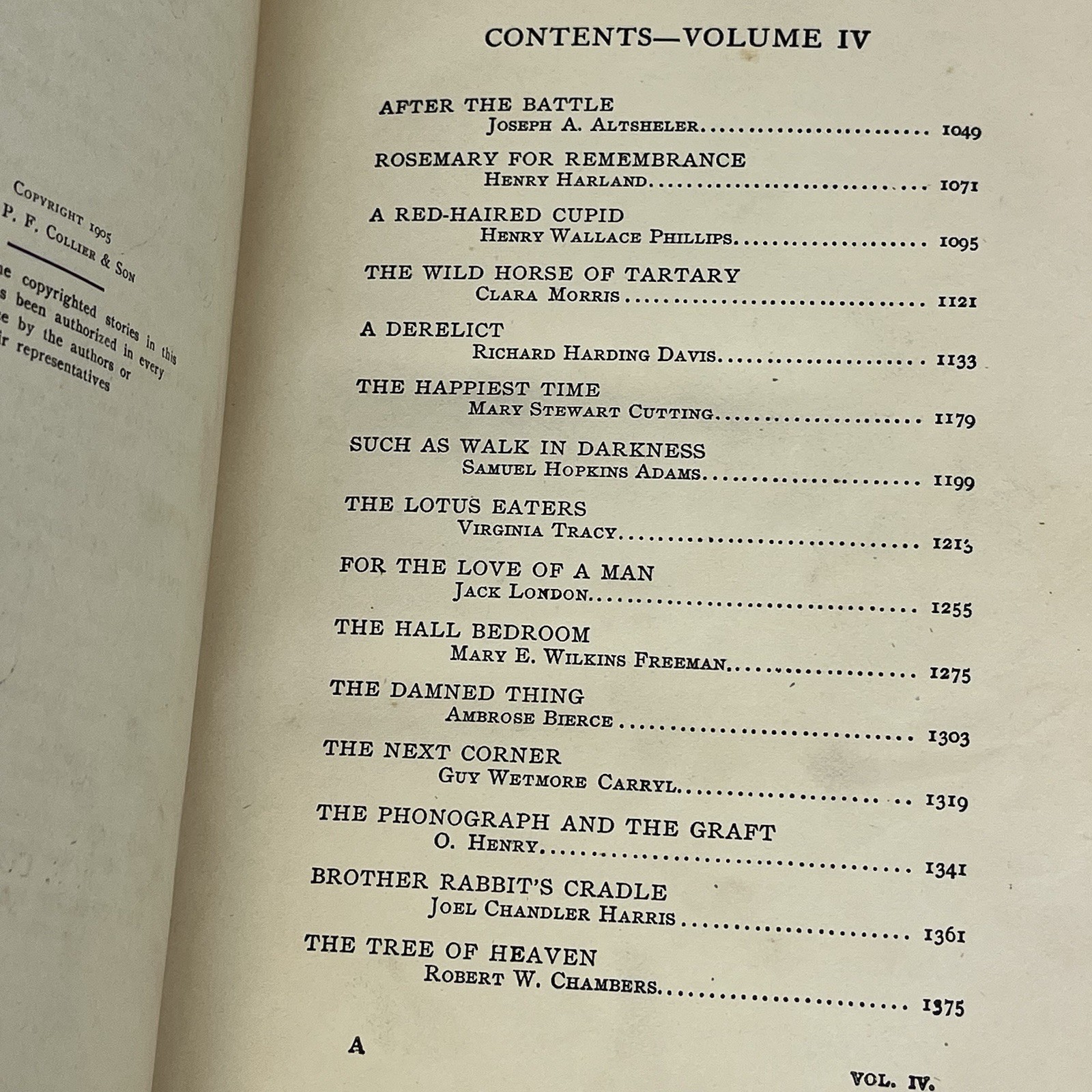 Short Story Classics – American – Volumes 2, 4, 5 Antique Books