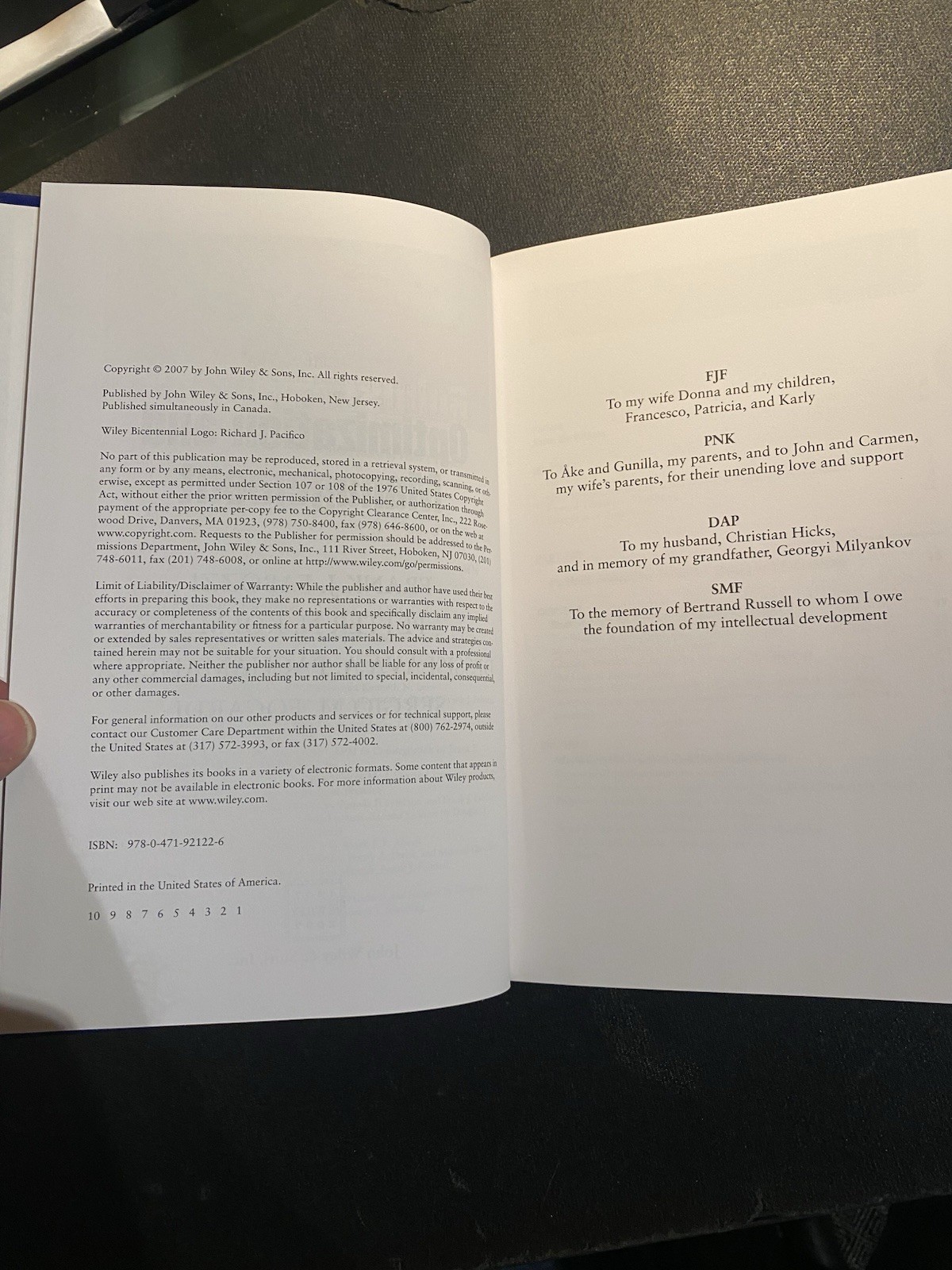 Robust Portfolio Optimization and Management Frank Fabozzi 2007