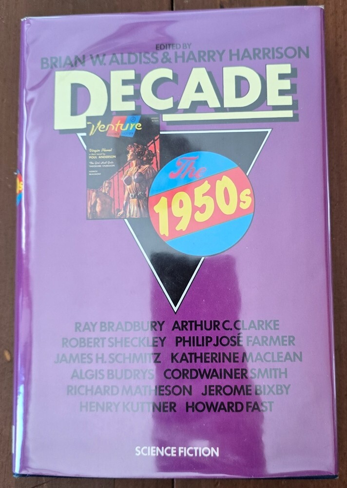 Decade 1950s, edited by Brian W. Aldiss & Harry Harrison – HC w/DJ 1978