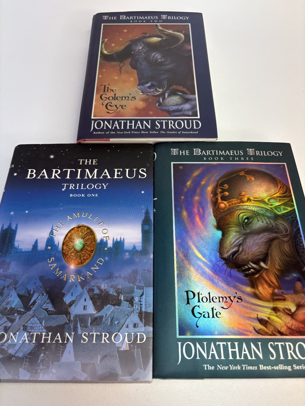 The Bartimaeus Trilogy by Jonathan Stroud SET Hardcover Book