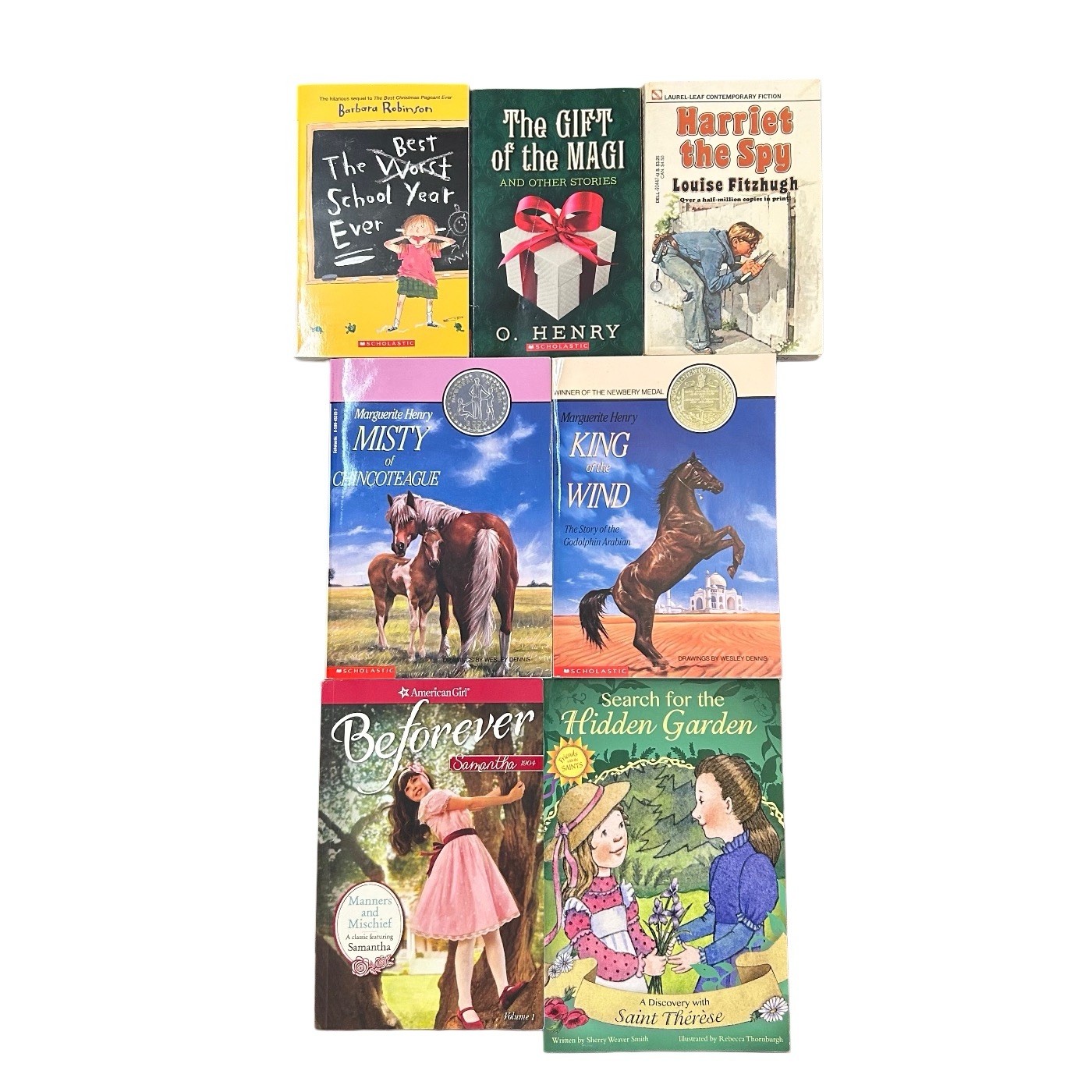 Children’s Chapter Book Lot Paperback Library Set Kids 7-11 Years Girls Interest