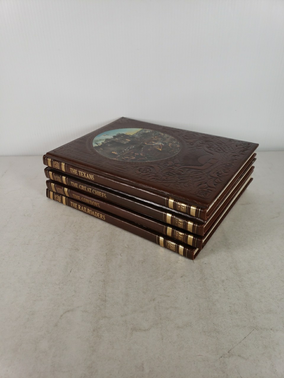 The Old West – Time Life Books (4 Book Set) Texans, Chiefs, Cowboys, Railroaders