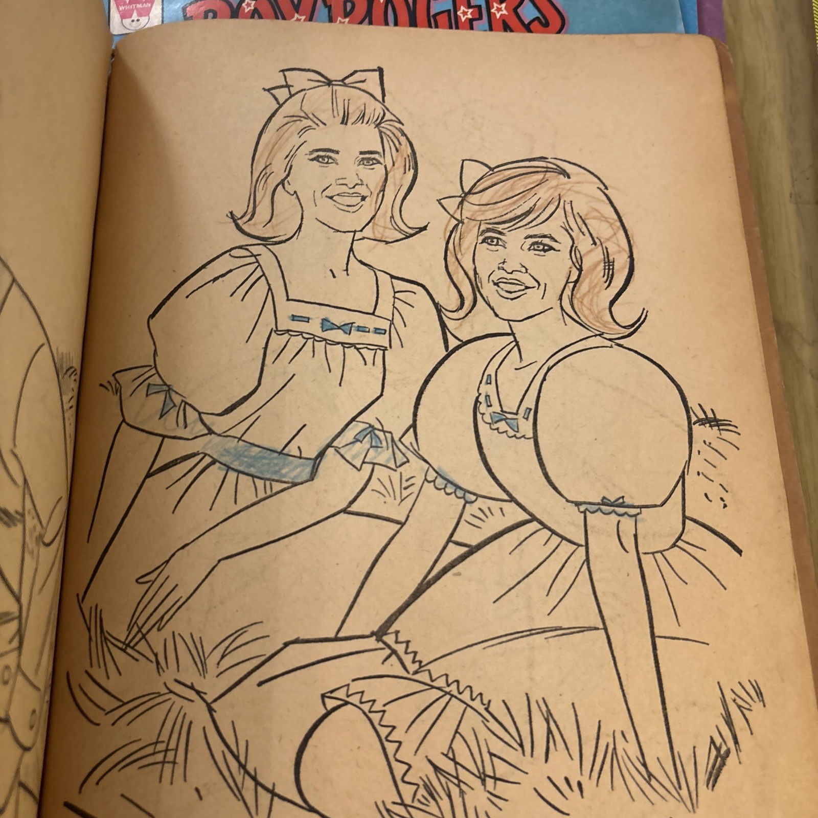 Patty Duke Coloring Books 1960s Vintage Whitman