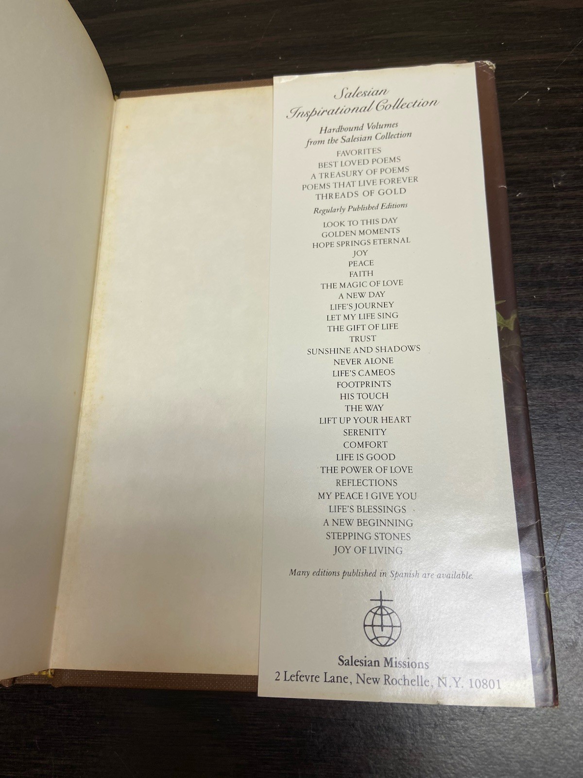 Threads Of Gold From The Salesian Collection Sara Tarascio Hardcover 1986