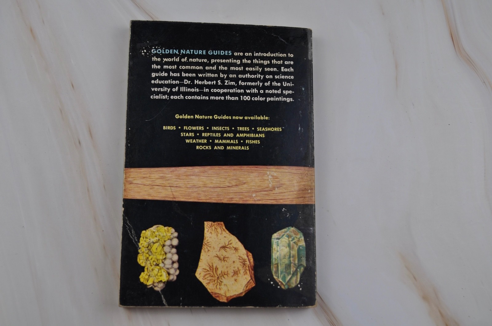 Rocks And Minerals A Golden Nature Guide By Herbert Zim Vintage 1957