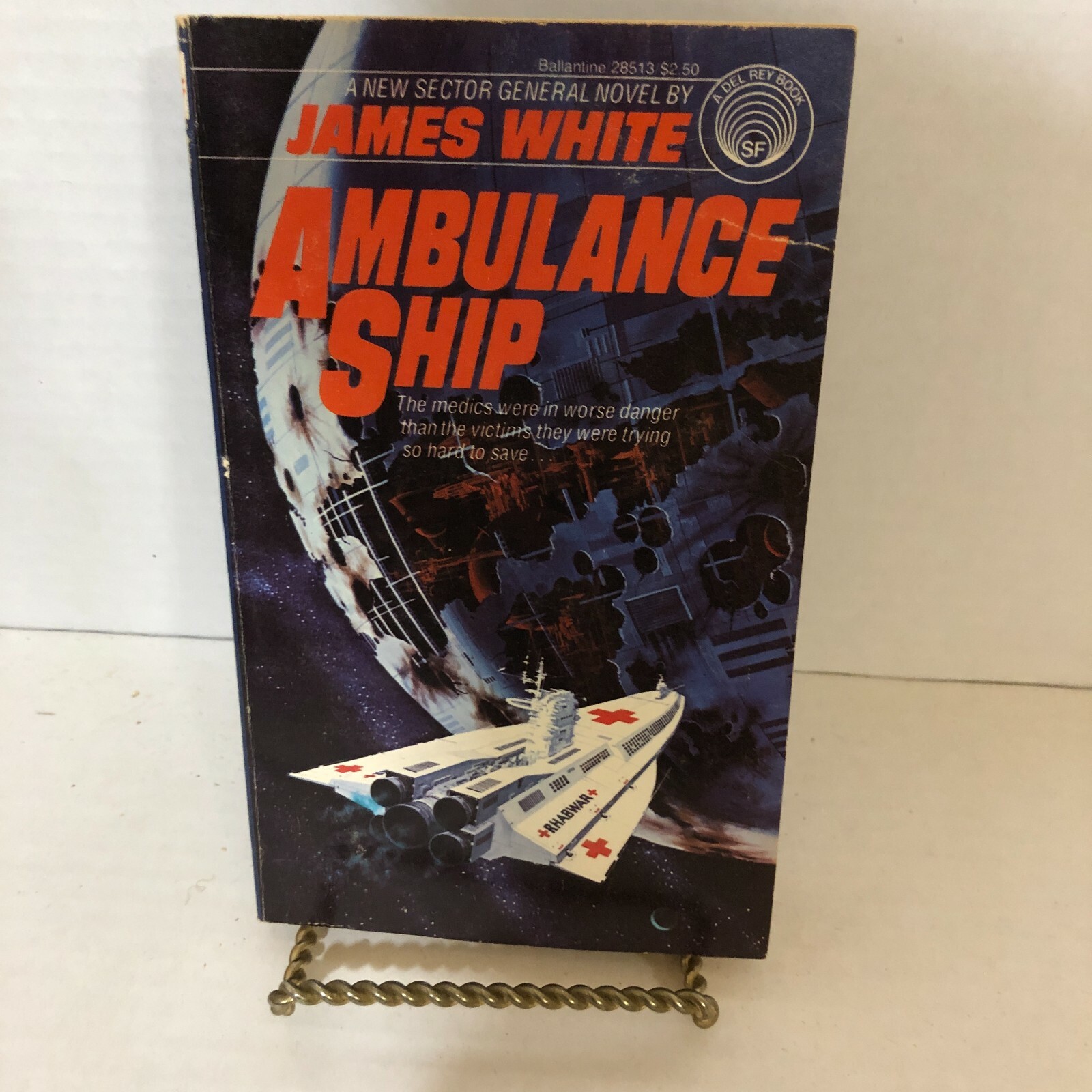 AMBULANCE SHIP ~ JAMES WHITE ~ SECTOR GENERAL NOVEL ~ BALLANTINE 28513 1979 1ST