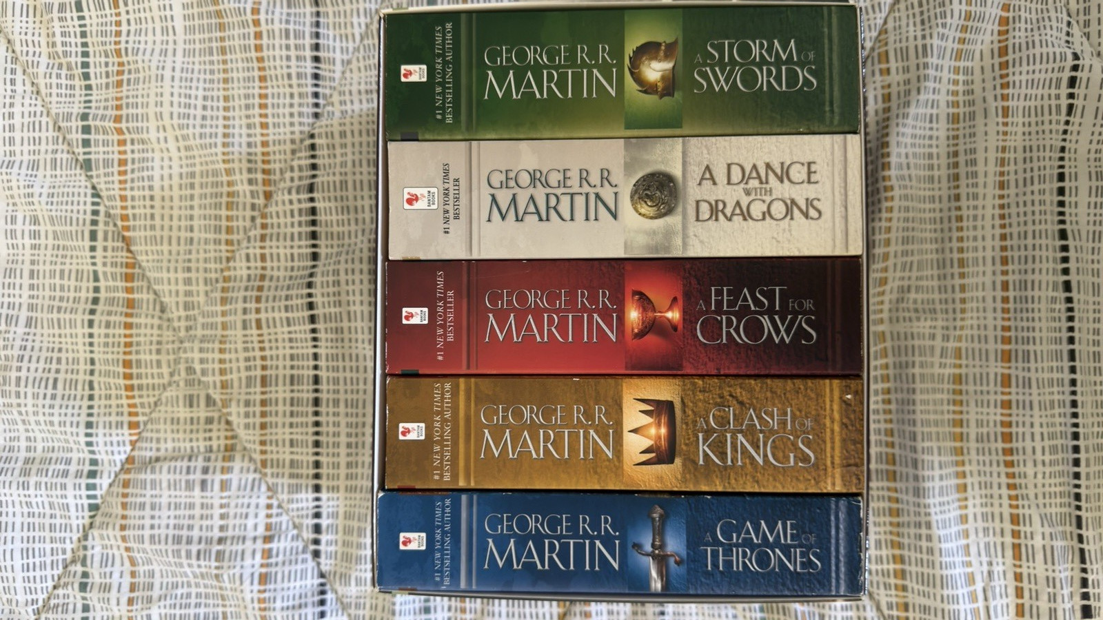 George R.R. Martin A Song of Ice and Fire 5-Book Box Set Game of Thrones