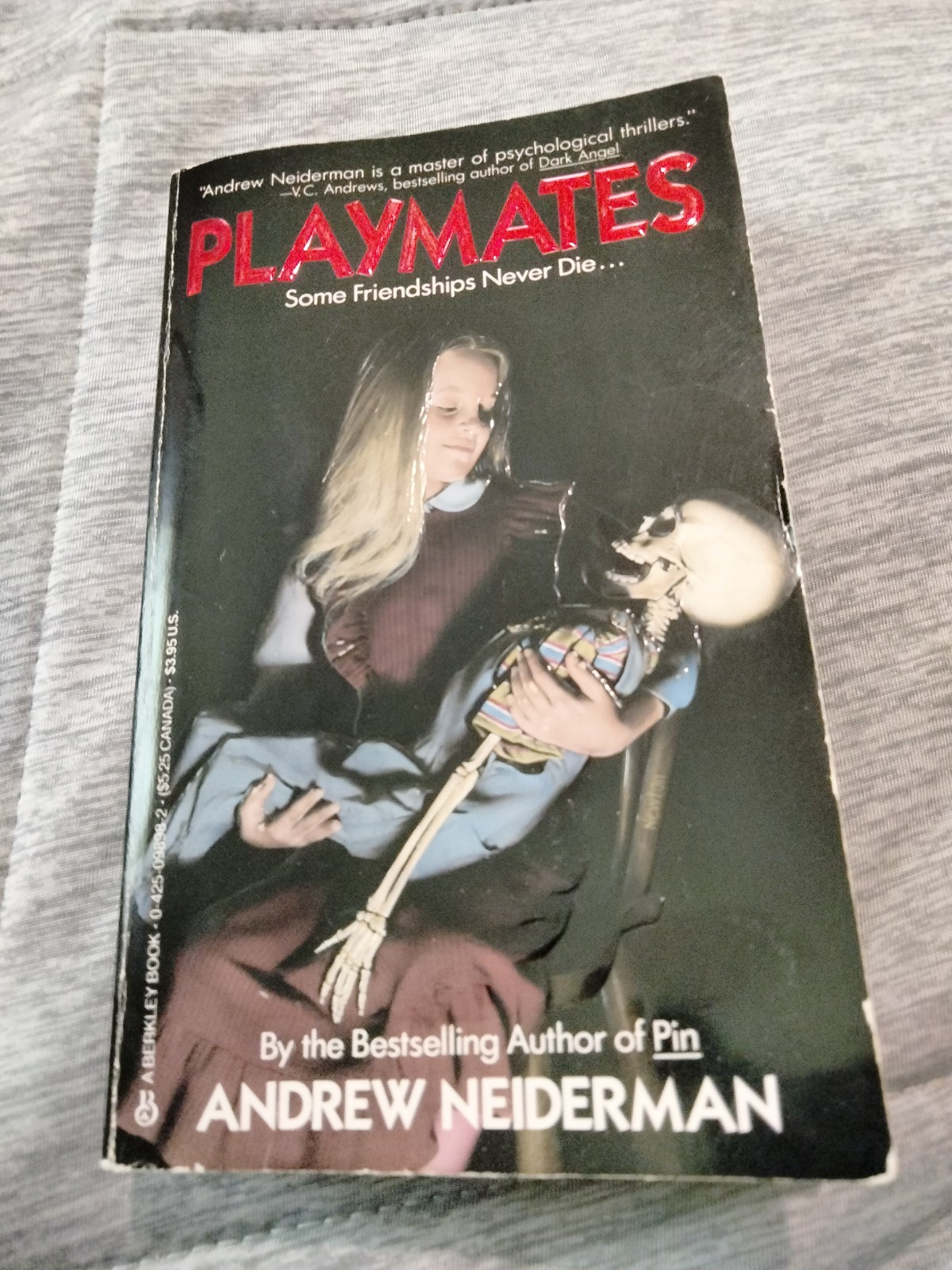 Playmates by Andrew Neiderman 1987 1ST Edition Vintage Horror Great Shape.