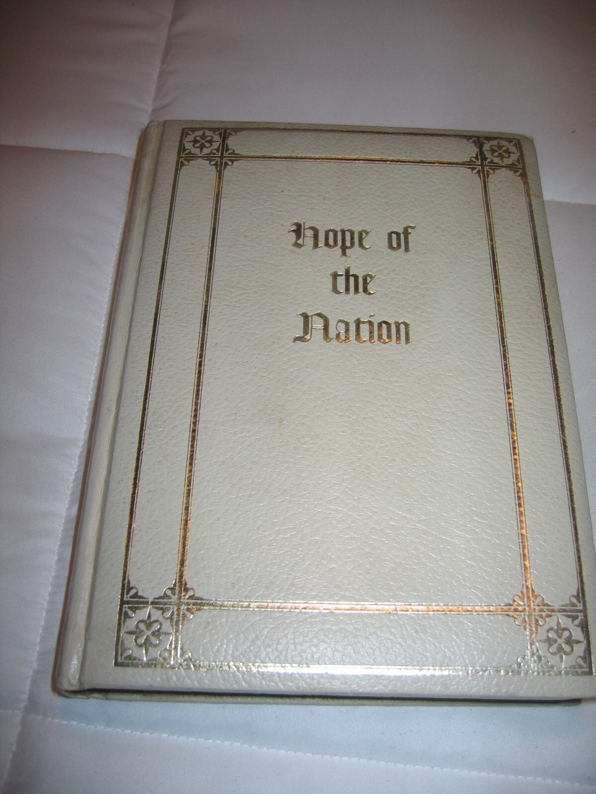 Hope of a Nation Nelson Beecher Keyes 1959 Leather Bound HC Book