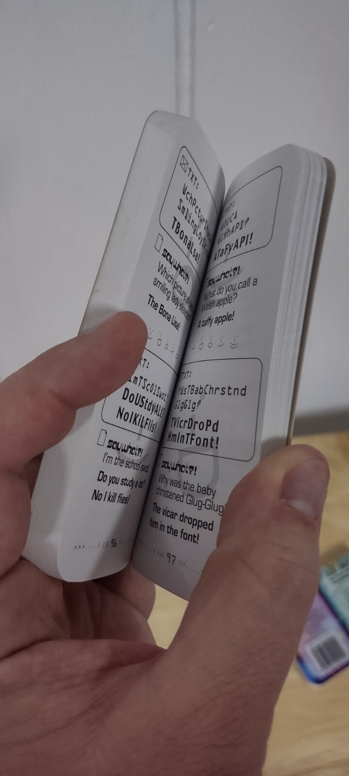 Cell Phone Text Message Joke Books (TRIFIC/WIKD/XLNT:-] JOKES) 2002, set of 3